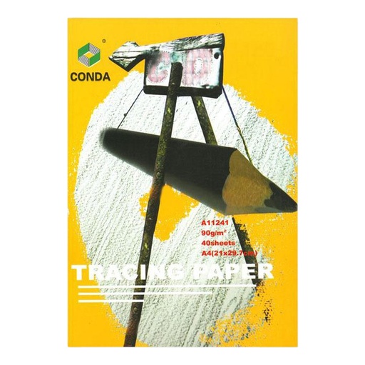 [1387602] Tracing paper Conda A4 90 gr transparent