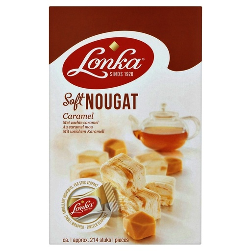 [1388617] Nougat Lonka caramel boîte 214 pièces