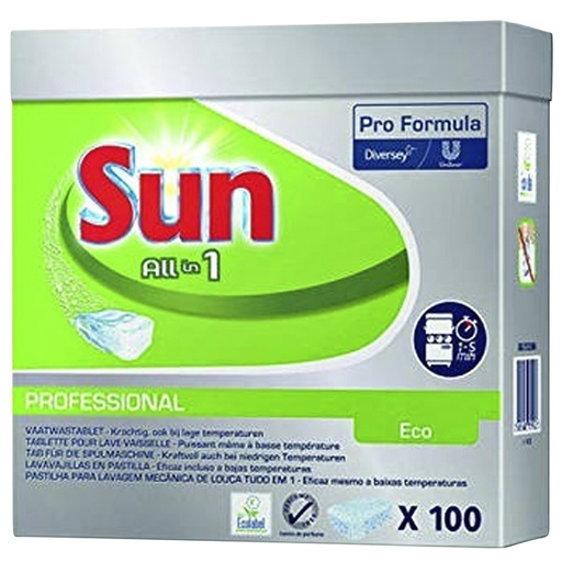 [1388678] Vaatwastabletten Sun Pro Formula All-in-one Eco 100 stuks