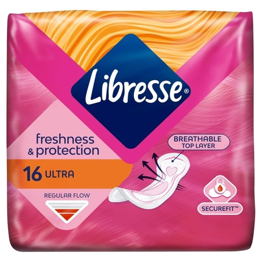 [1388612] Serviette hygiénique Libresse Ultra Normal 16 pièces