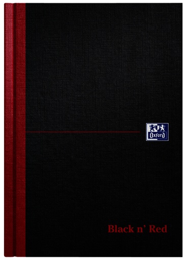 [1388465] Carnet de notes Oxford Black n''Red A5 96 feuilles uni