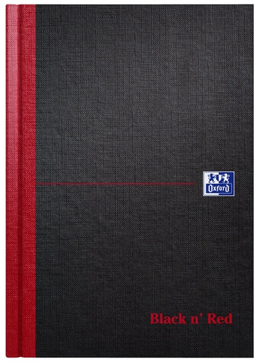 [1388465] Carnet de notes Oxford Black n'Red A5 96 feuilles uni