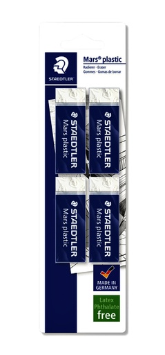 [1388356] Gomme Staedtler Mars blister 4 pièces