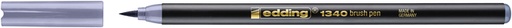 [1388168] Feutre pinceau edding 1340 gris argenté
