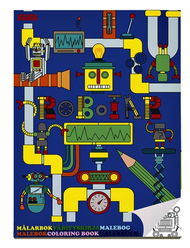 [1388565] Album de coloriage Haza Sense Robot