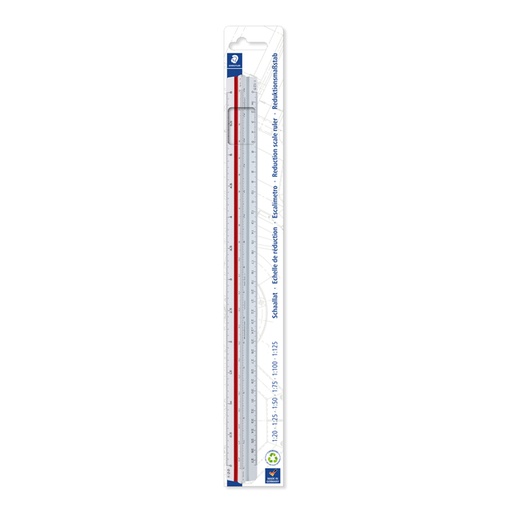 [1388591] Règle à échelle de réduction Staedtler 561 300mm plastique blanc
