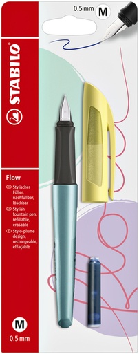 [1388675] Stylo plume Stabilo Flow Cosmetic citrus chill