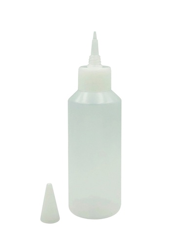 [1386022] Flacon 100ml avec bec verseur transparent