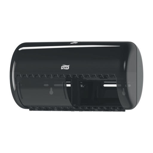 [1391545] Toiletpapierdispenser Tork T4 Elevation duo zwart 557008