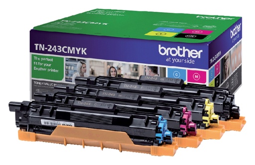 [412853] Cartouche toner Brother TN-243 noir + 3 couleurs