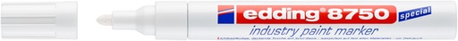 [1389000] Marqueur peinture edding 8750 Industrie 2-4mm blanc