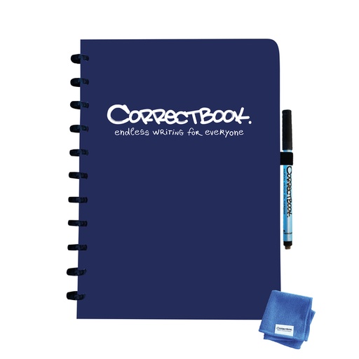 [1391542] Carnet de notes Correctbook A4 uni 40 pages Midnight Blue