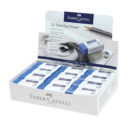 [1396598] Gomme Faber-Castell sans poussière bleu