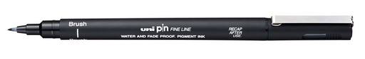 [1389015] Fineliner Uni-ball Pin Brush Fin noir