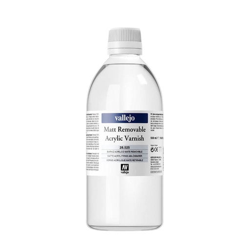 [1387154] Vernis Acrylicos Vallejo 500ml verwijderbaar 525 mat