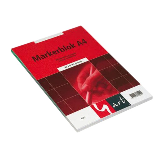 [1387851] Markerblok 4art A4 75 vel 75gr