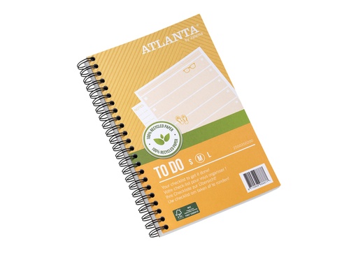 [1397052] Things to do Djois Atlanta recycled papier Summer 195x125mm 100 vel 70gr geel 2 stuks