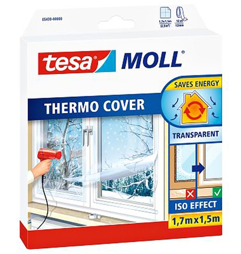 [1396945] Isolatiefolie tesamoll® Thermo Cover voor ramen 1,7x1,5m transparant