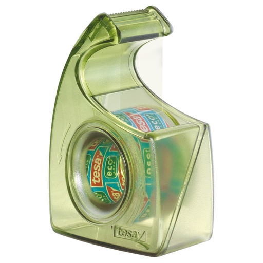 [1396978] Plakband handdispenser tesafilm® eco & clear 33mx19mm + Easy Cut hand ecoLogo®