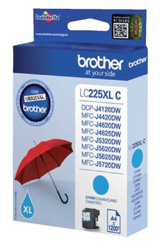 [404255] Cartouche d’encre Brother LC-225XLC bleu