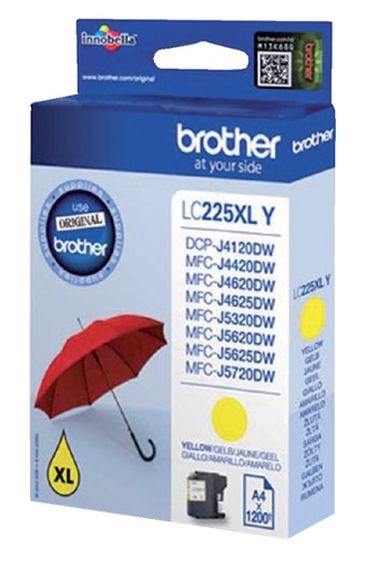 [404257] Cartouche d’encre Brother LC-225XLY jaune