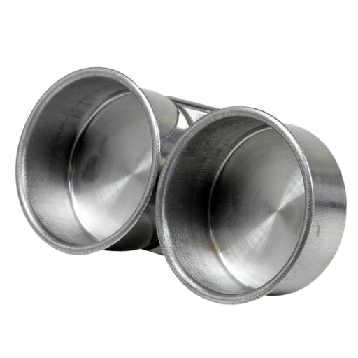 [1387606] Capuchon palette Conda double 4,5x1,7cm métal