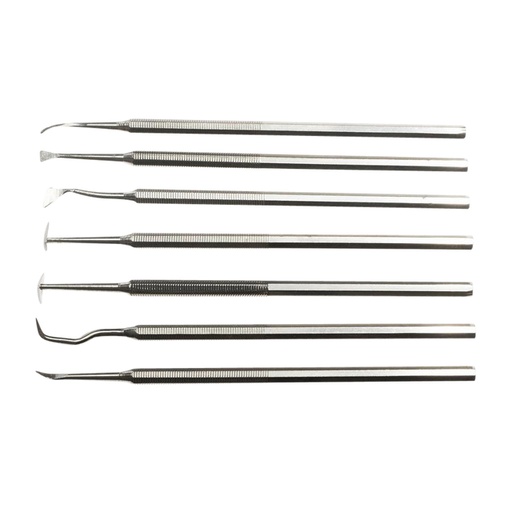 [1387557] Set spatules à modeler Conda 7 pièces métal