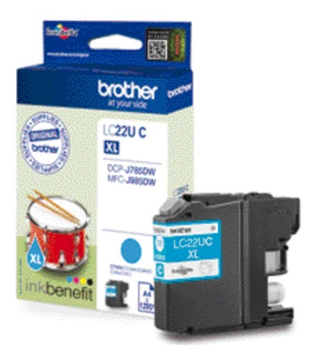 [405367] Inktcartridge Brother LC-22UC blauw