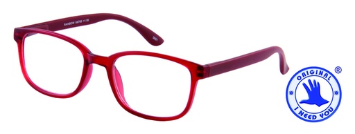 [780285] Lunettes de lecture I Need You +1.00 dpt Rainbow rouge foncé