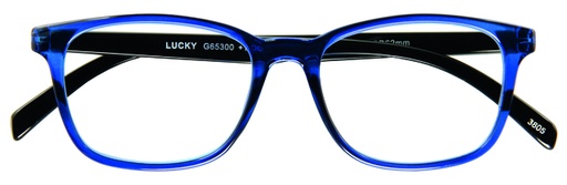 [783431] Leesbril I Need You +1.00 dpt Lucky blauw-zwart