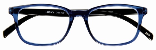 [783432] Leesbril I Need You +1.50 dpt Lucky blauw-zwart