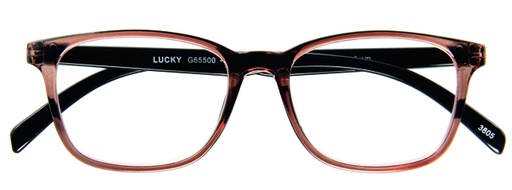 [783442] Leesbril I Need You +1.50 dpt Lucky bruin-zwart