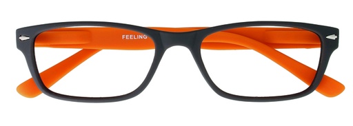 [792844] Lunettes de lecture I Need You +1.00 dpt Feeling marron-orange