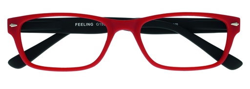 [792849] Leesbril I Need You +1.00 dpt Feeling rood-zwart