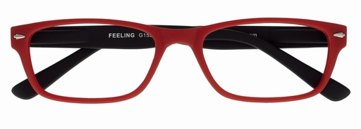 [792853] Leesbril I Need You +3.00 dpt Feeling rood-zwart
