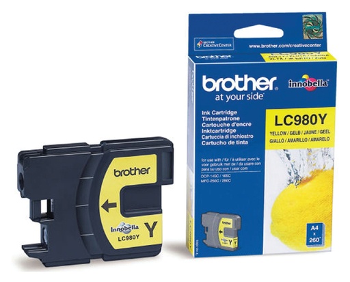 [412222] Cartouche d’encre Brother LC-980Y jaune