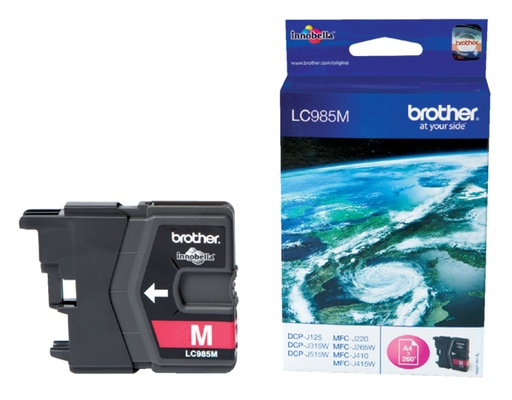 [411442] Inktcartridge Brother LC-985M rood