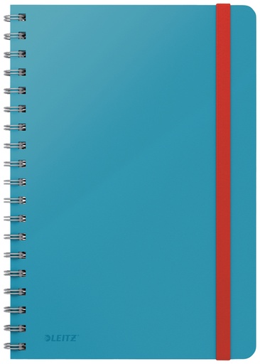 [1397874] Cahier de notes Leitz Cosy spirale B5 ligné 160 pages 100g bleu