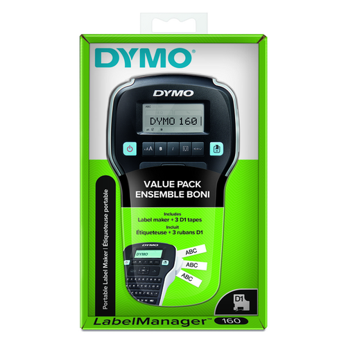 [1398142] Etiqueteuse Dymo LabelManager LM160 qwerty valuepack