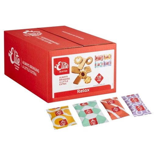 [1400201] Biscuits Elite Selection Relax mélange 120 pièces