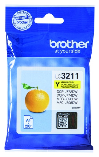 [405305] Inktcartridge Brother LC-3211Y geel