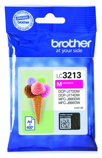 [405309] Inktcartridge Brother LC-3213Mrood