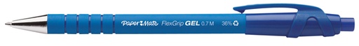 [1396753] Stylo gel Paper Mate Flexgrip 0.7mm bleu