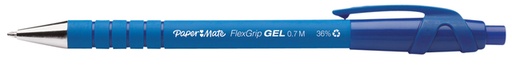 [1396753] Stylo gel Paper Mate Flexgrip Medium bleu