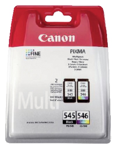 [404142] Cartouche d’encre Canon PG-545+CL-546 noir+couleur+ papier