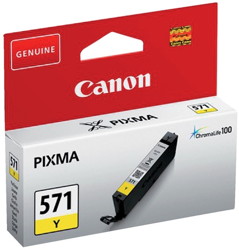 [402344] Inktcartridge Canon CLI-571 geel