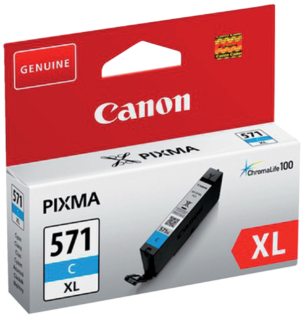 Inktcartridge Canon CLI-571XL  blauw