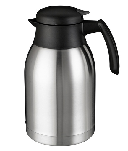 [890508] Pot isotherme Bravilor 2L double paroi inox noir