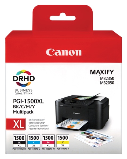 [401875] Inktcartridge Canon PGI-1500XL zwart + kleur