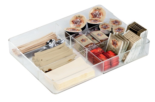 [891837] Coffee Point Caddy Durable 3384-19 transparent